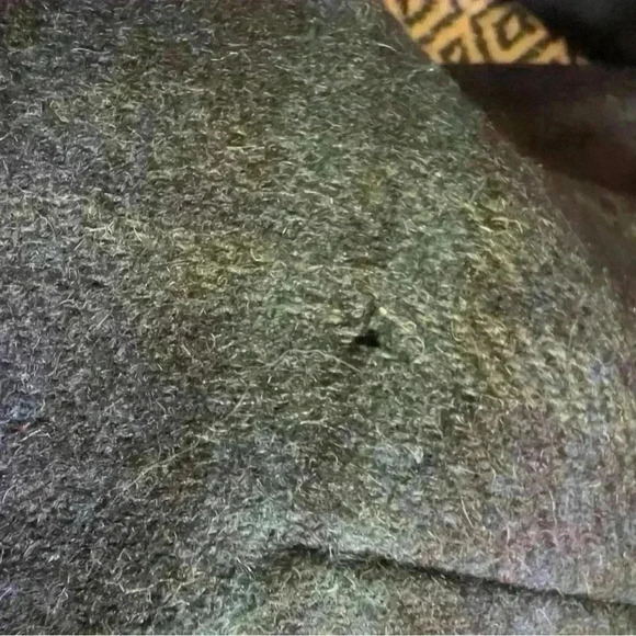 Vtg 80s 90s David N Blackwatch Plaid Wool And Velvet Blazer - Size 14 - Picture 11 of 11